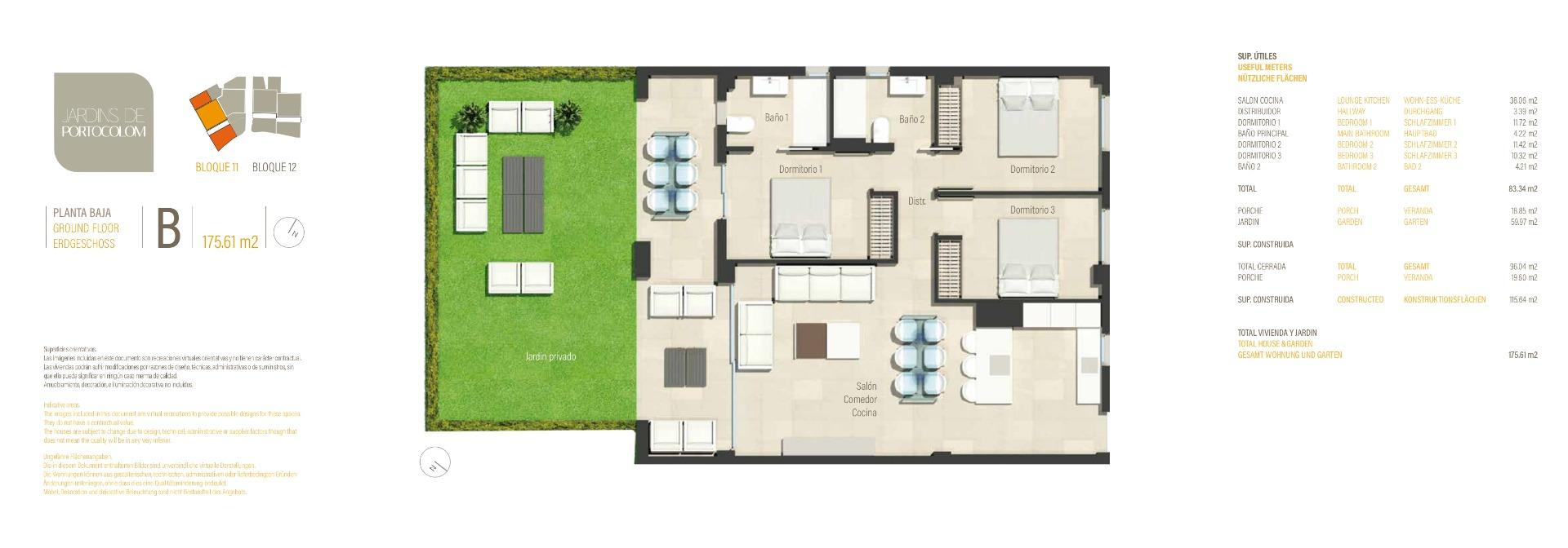 ESPECTACULAR PROMOCION DE OBRA NUEVA EN URBANIZACION JARDINS PORTOCOLOM