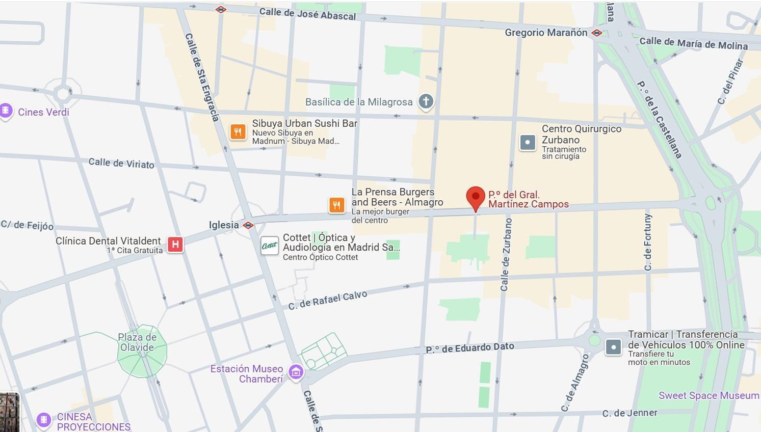 Paseo de General Martínez Campos, Chamberí - Almagro, Madrid