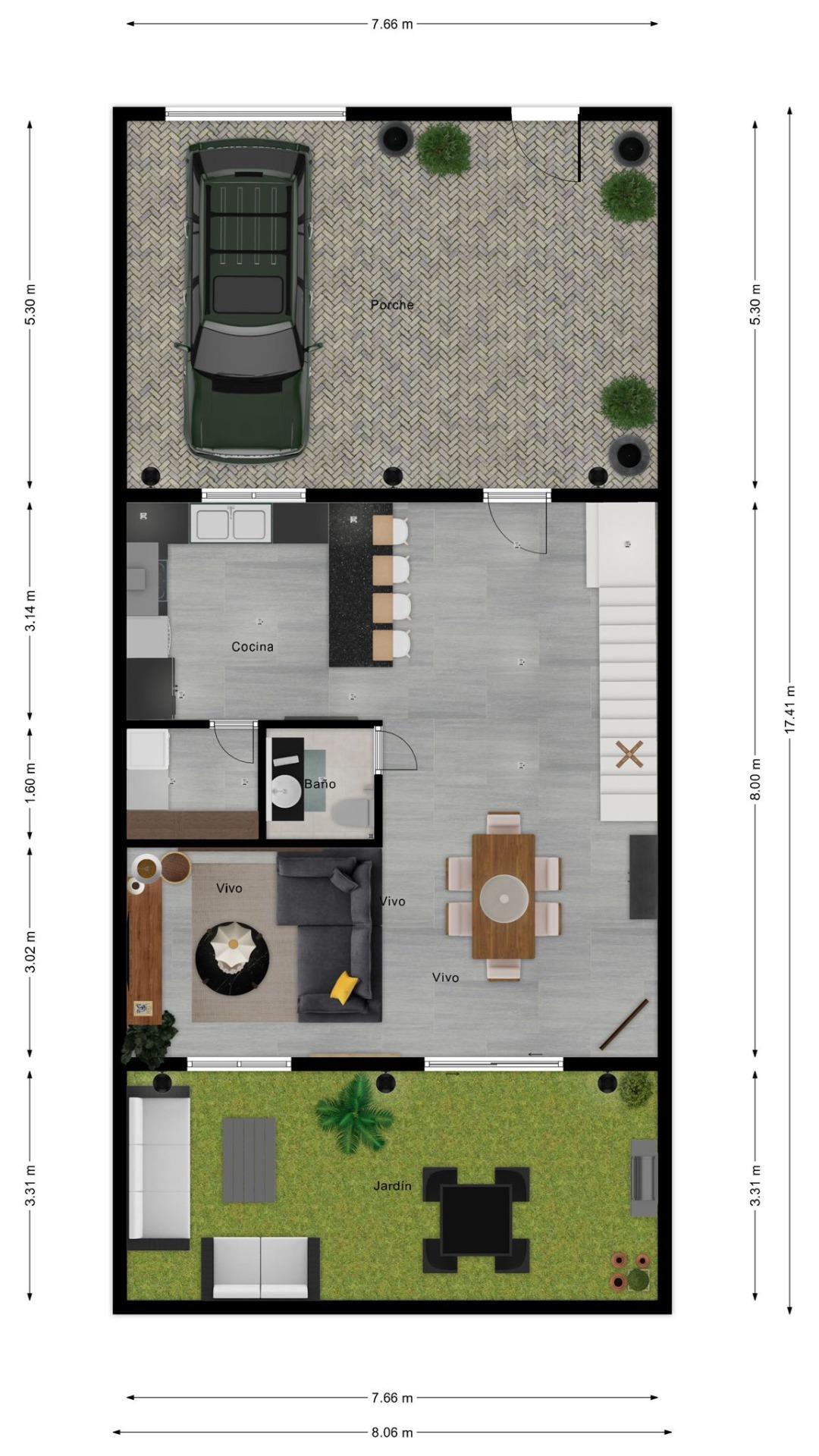 Terreno urbano con proyecto para 3 viviendas unifamiliares