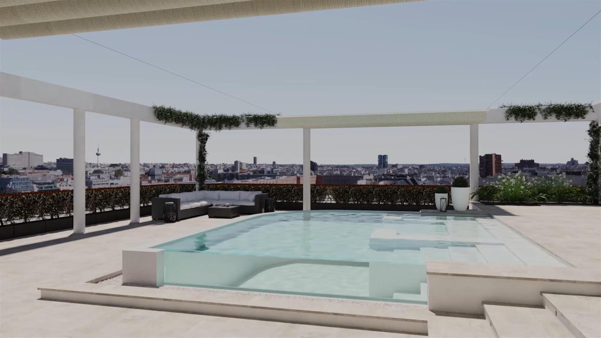 ^**^THE ONE^**^ LUJO EXCLUSIVO -ÁTICO DÚPLEX ÚNICO EN MADRID CON MÁS DE 1.500 M² Y TERRAZAS PRIVADAS CON PISCINA ^**^ *** UNA PROPIEDAD COMPLETAMENTE A ESTRENAR! The One, un ático dúplex verdad