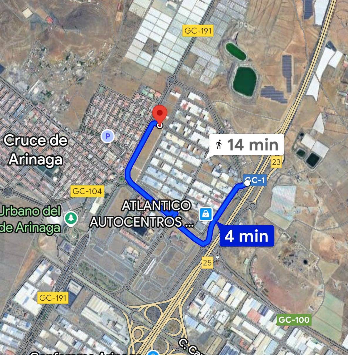 Parcelas industriales y de almacenamiento en venta en Espinales, Arinaga (Gran Canaria)
