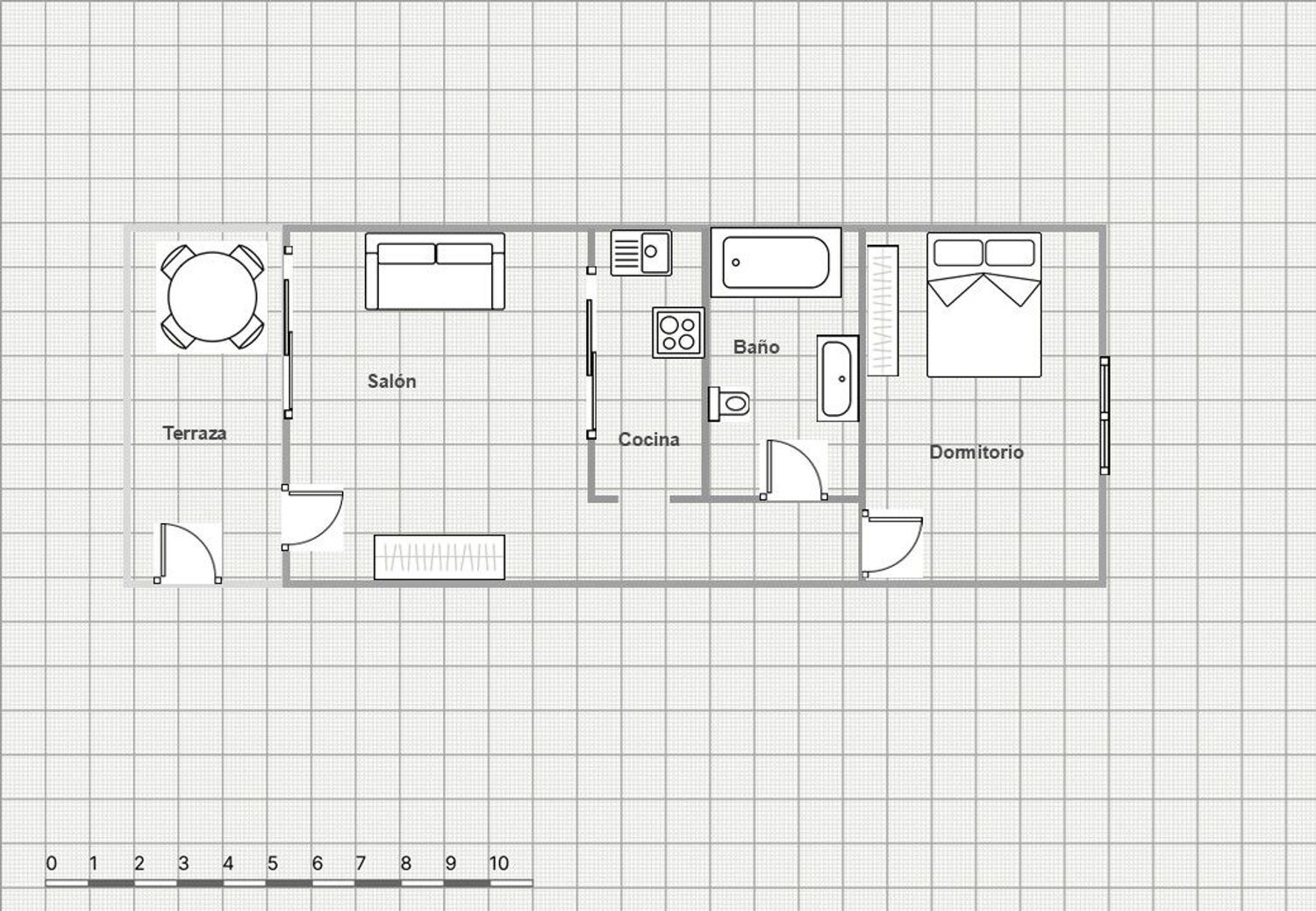 Apartment in Vera