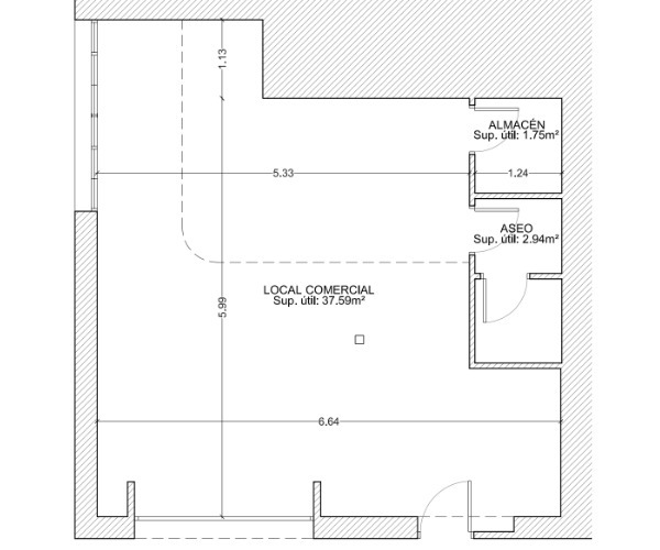 Local en el centro de Parla