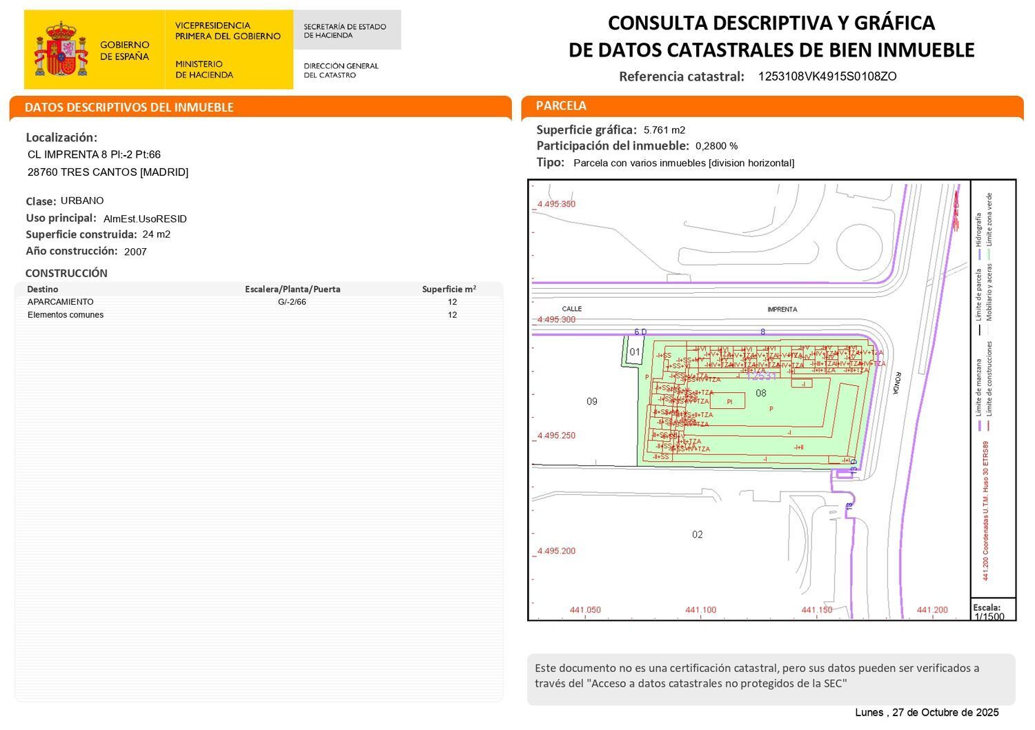 Garajes-Venta-Tres Cantos-1976121-Foto-2