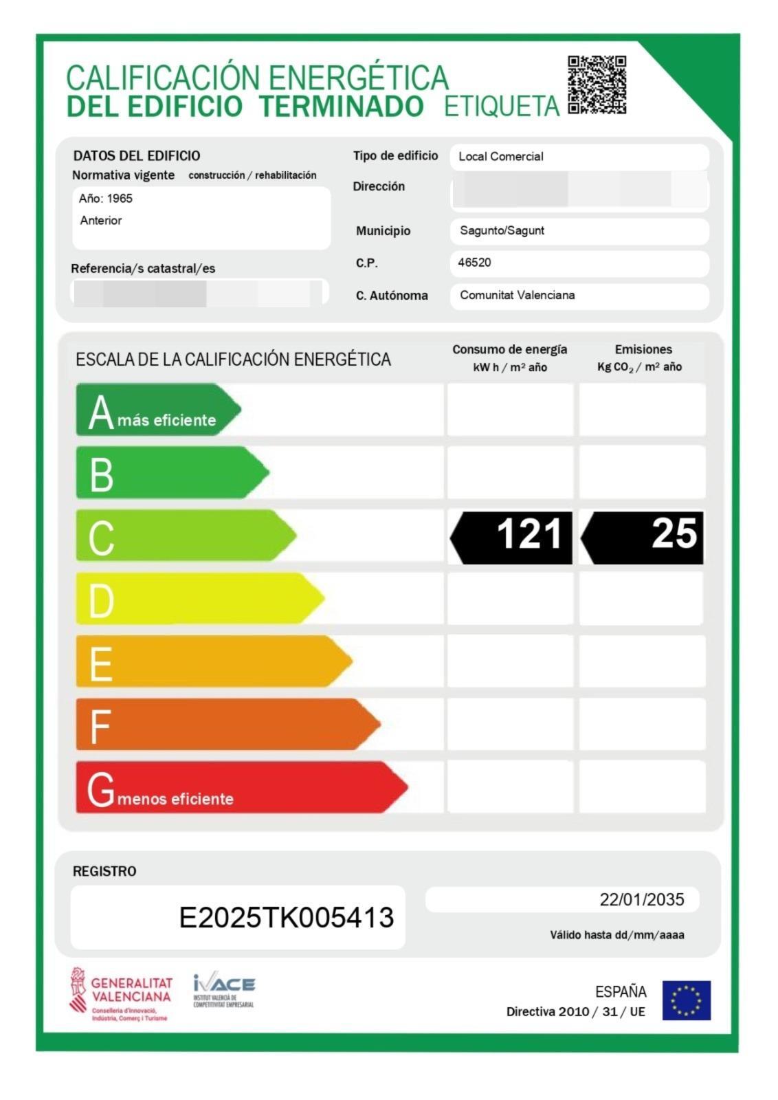 Venta de Planta Baja en Puerto de Sagunto (Valencia)