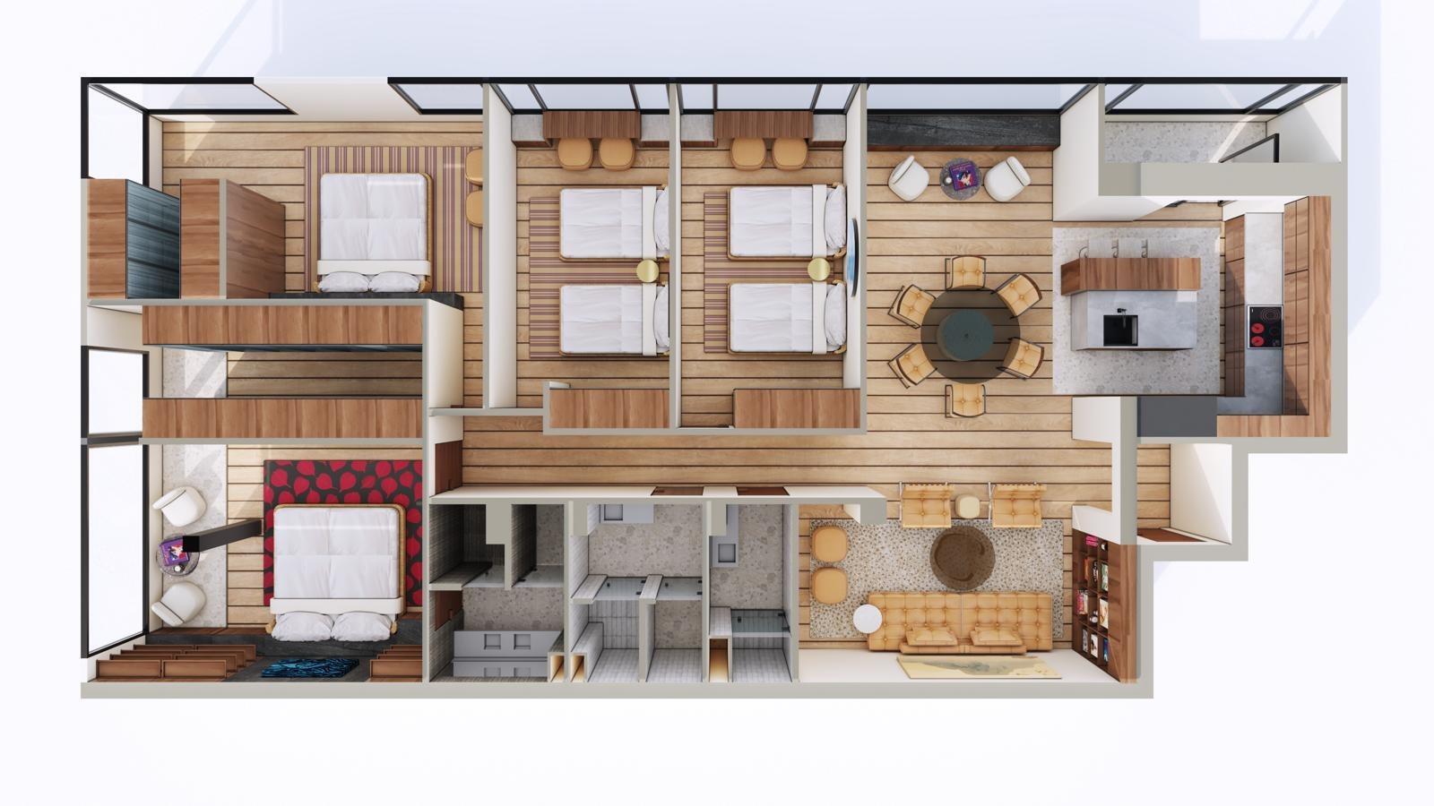 Estupendo piso con 4 dormitorios, 3 baños, terraza, garaje y trastero cerca de la calle Arturo Soria