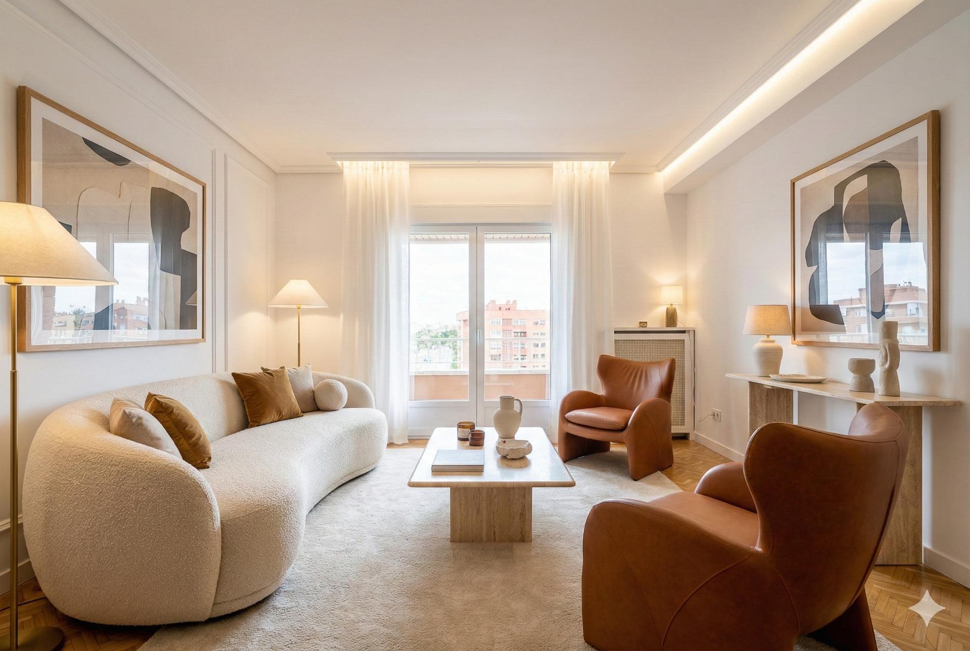 Estupendo piso con 4 dormitorios, 3 baños, terraza, garaje y trastero cerca de la calle Arturo Soria