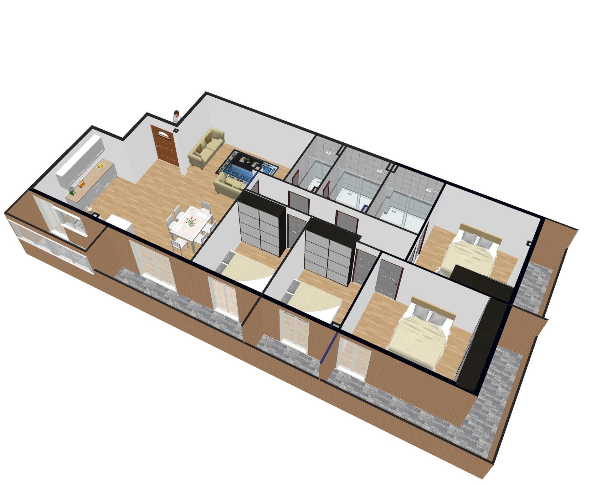 Estupendo piso con 4 dormitorios, 3 baños, terraza, garaje y trastero cerca de la calle Arturo Soria