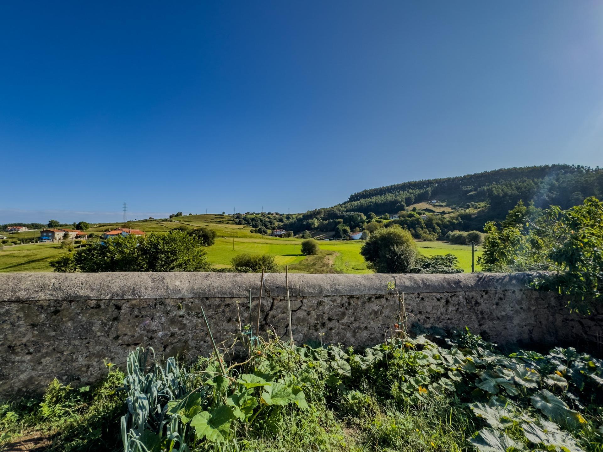 Casa rural de piedra con jardín y vistas abiertas, perfecta para vivir o invertir
