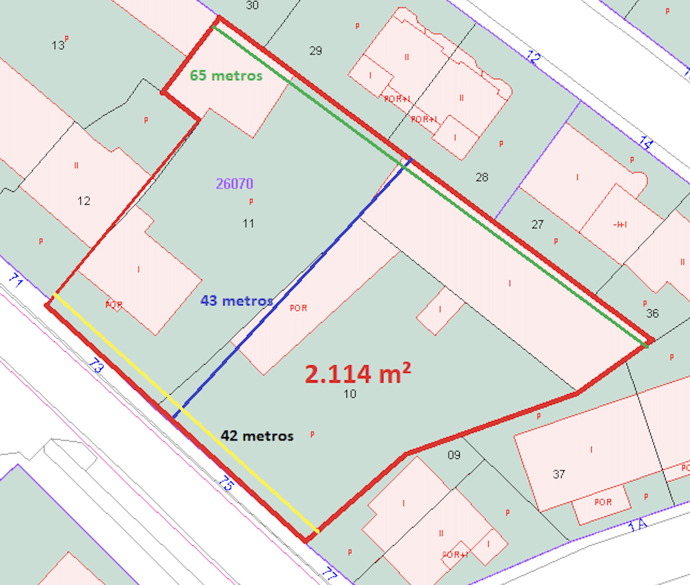 Plot in Torrejon de la Calzada