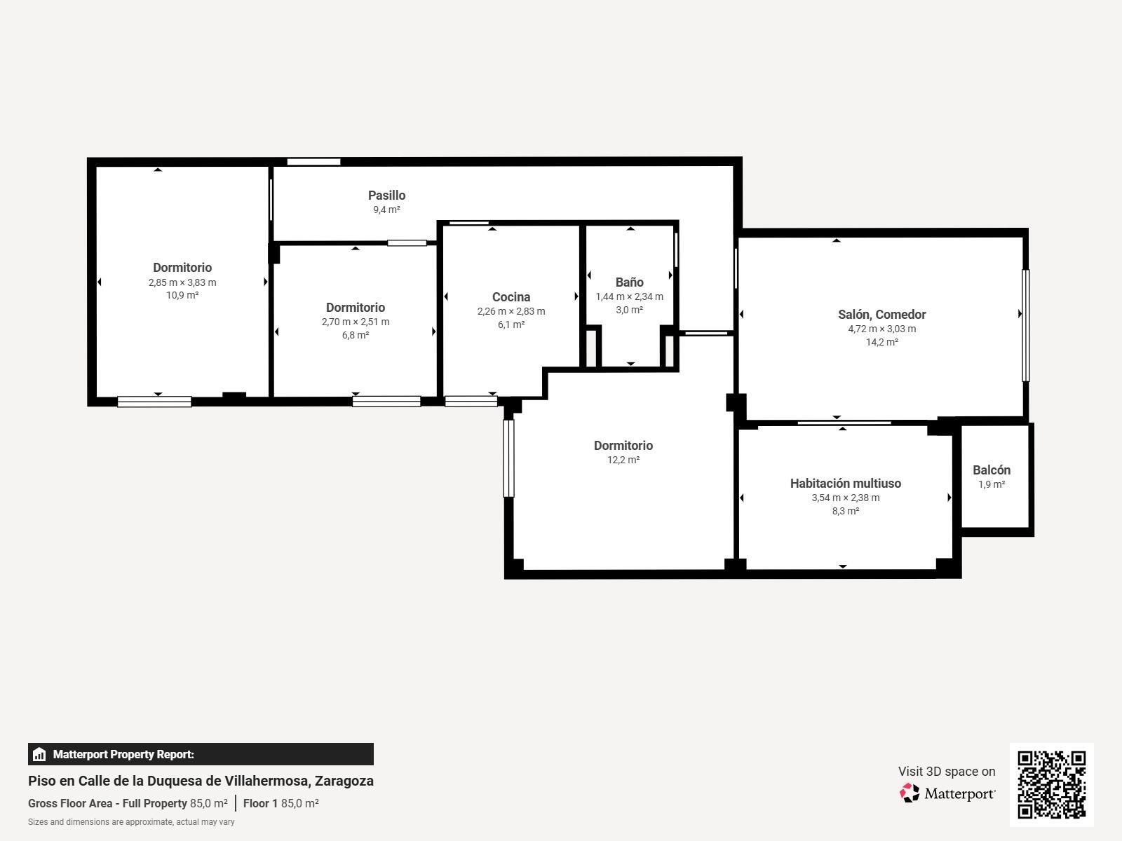 Toca el cielo de Zaragoza: 8ª planta con vistas privilegiadas y luz a raudales.