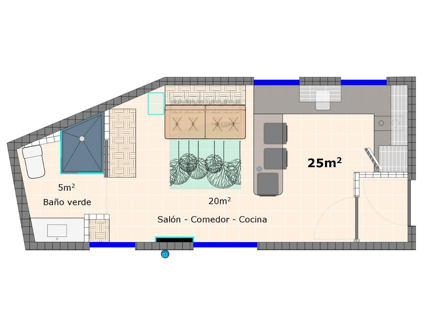 Propiedad en alquiler en Madrid, Madrid