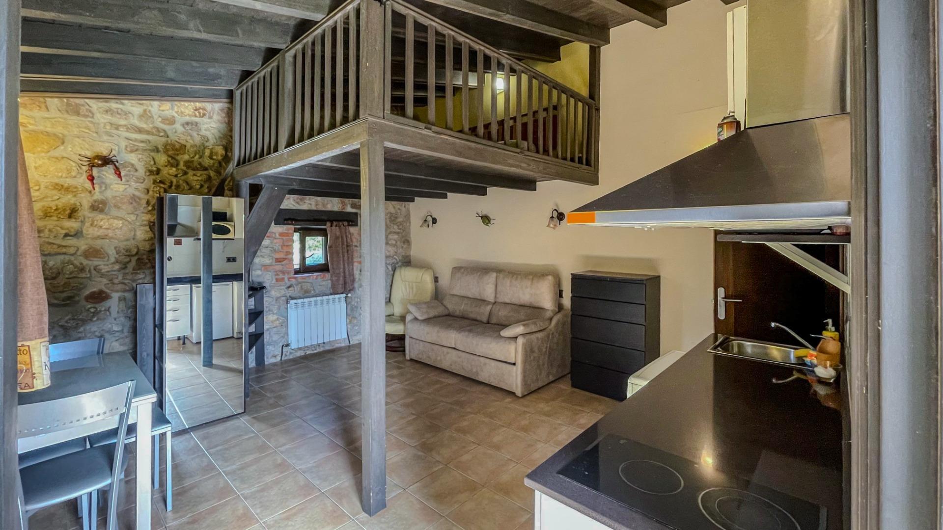 Casa rural de piedra con jardín y vistas abiertas, perfecta para vivir o invertir