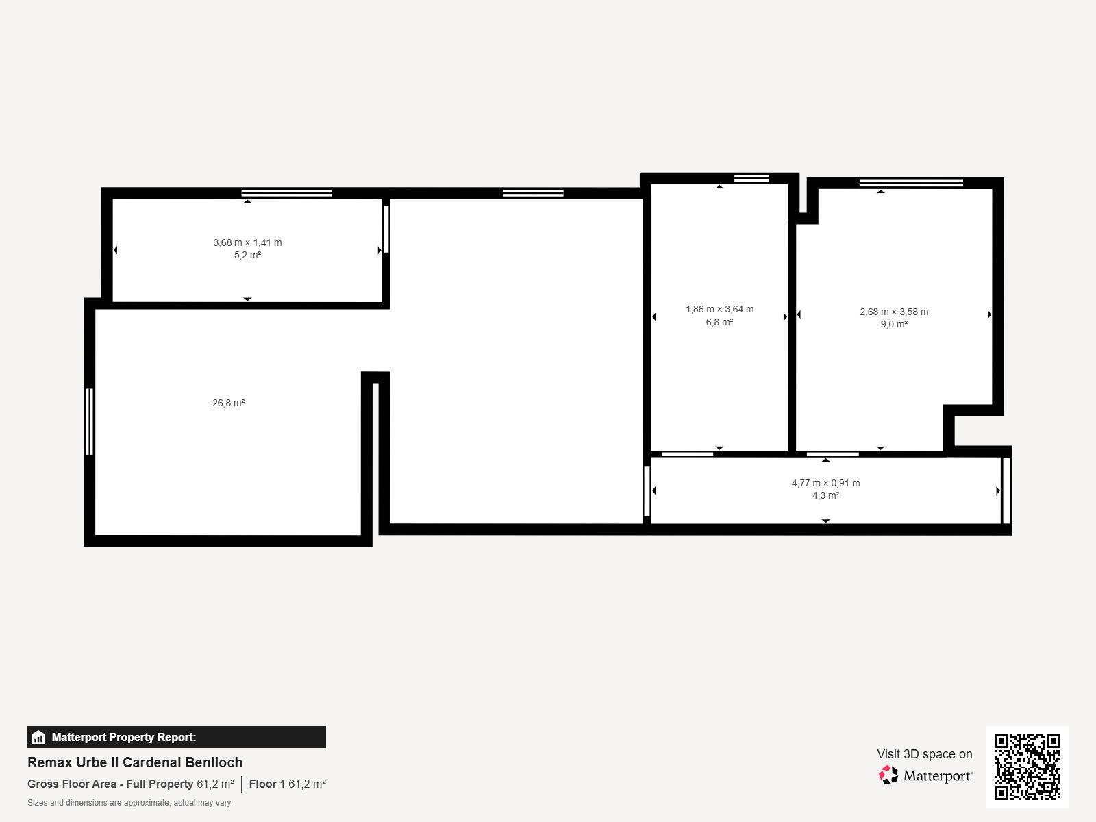 Se vende piso acogedor en Av. Cardenal Benlloch - Valencia.