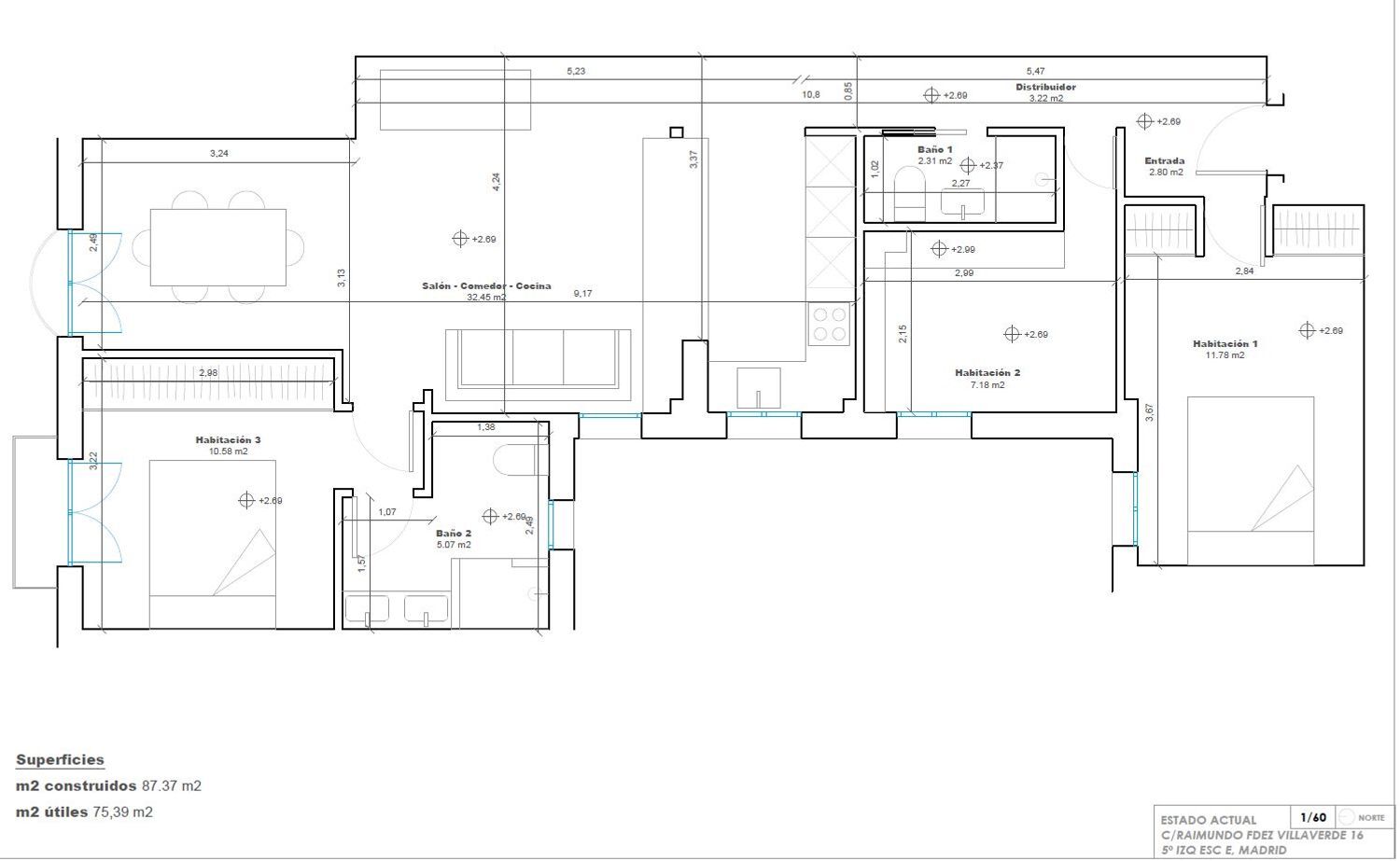 Propiedad en alquiler en Madrid, Madrid