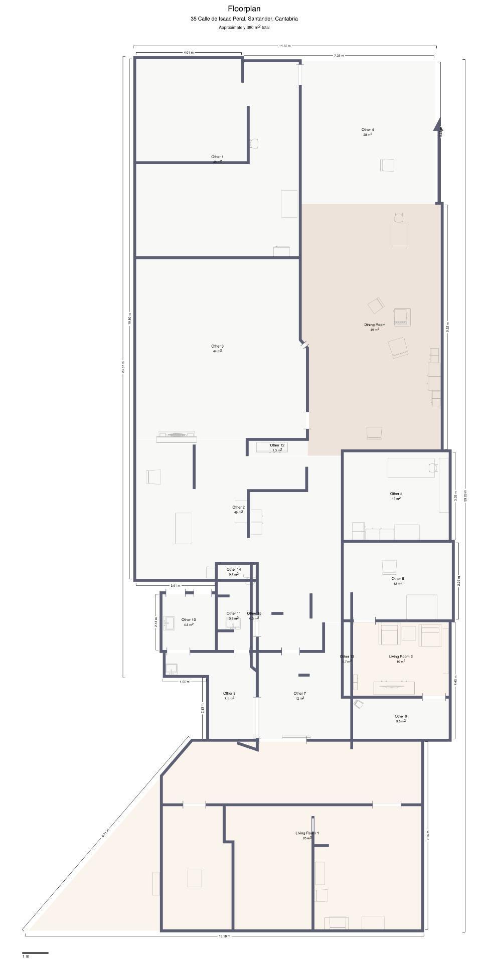 LOCAL COMERCIAL DIVIDIDO EN DOS EN LA C/ALTA Y C/ISAAC PERAL