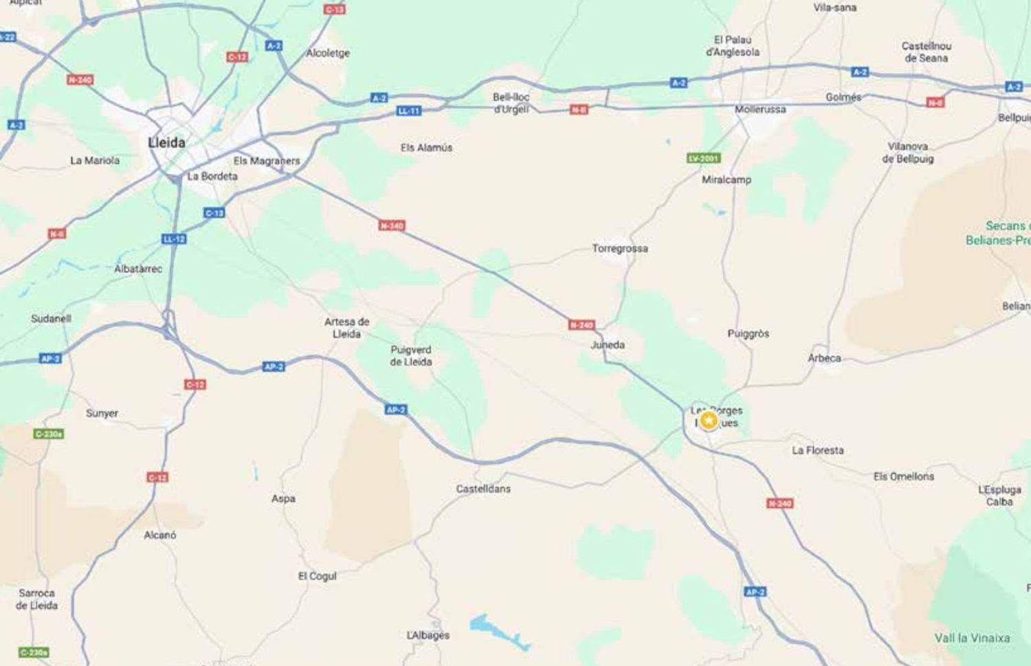 Terreno en venta  Les Borges Blanques, Lleida  3/5