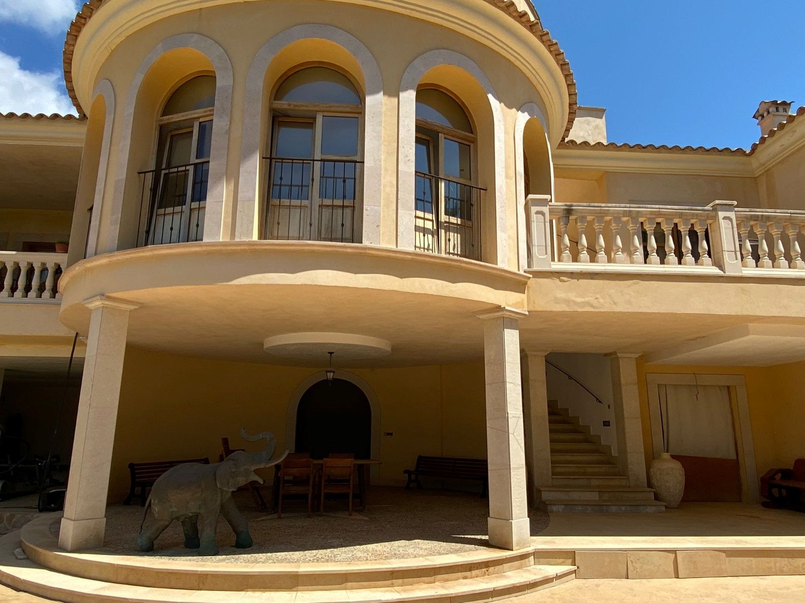 terraza y fachada