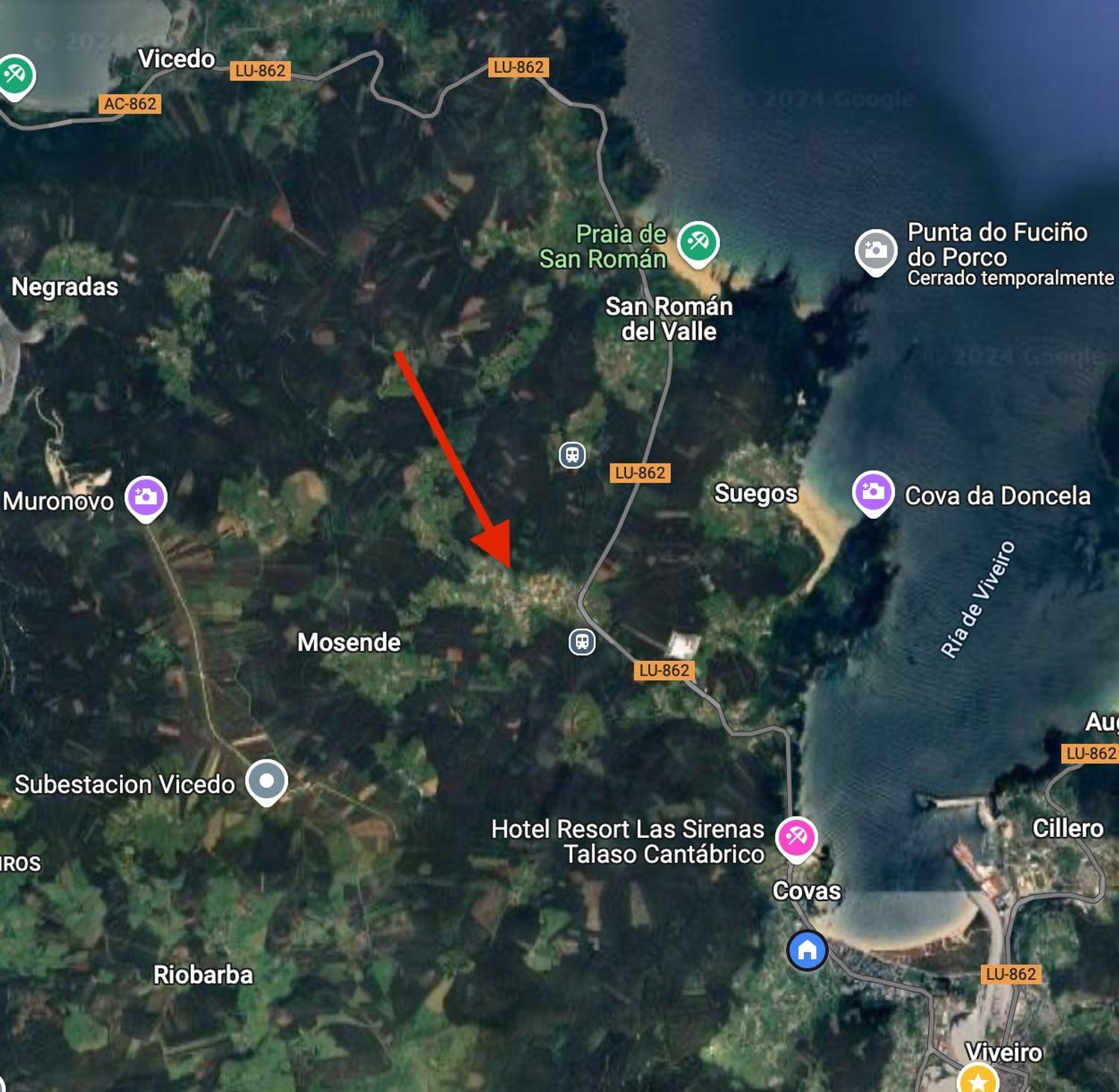 Terreno en venta en O Vicedo 11/13