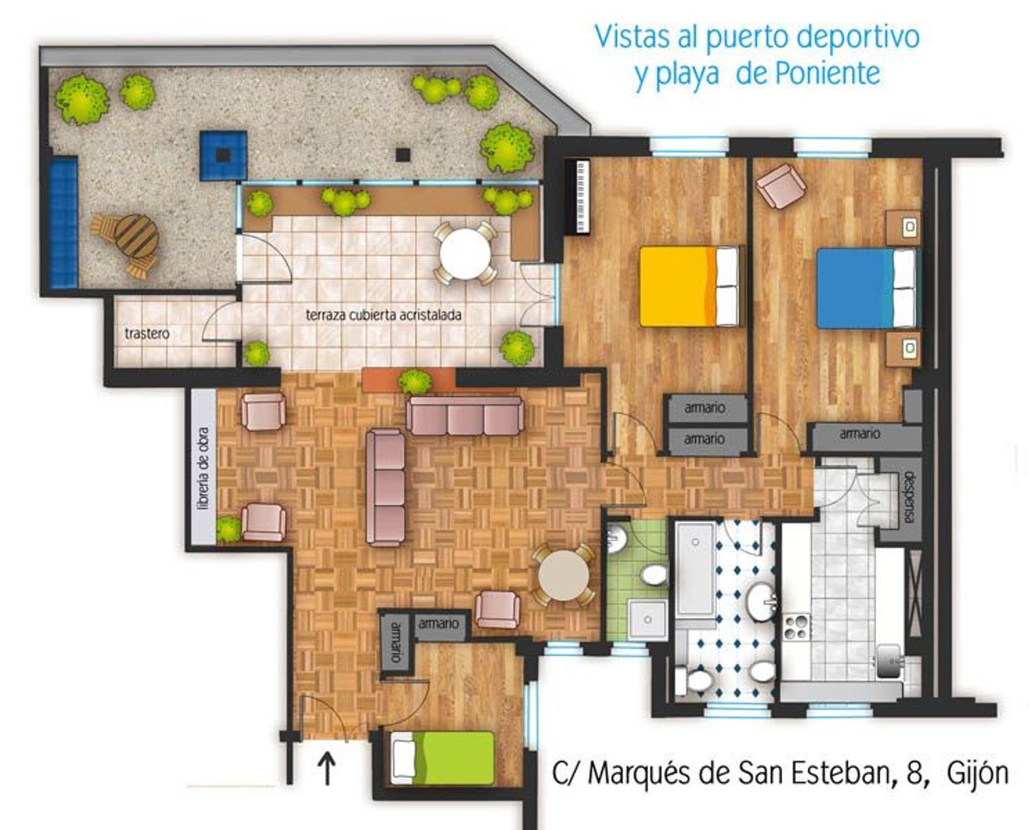 Appartement in Gijón