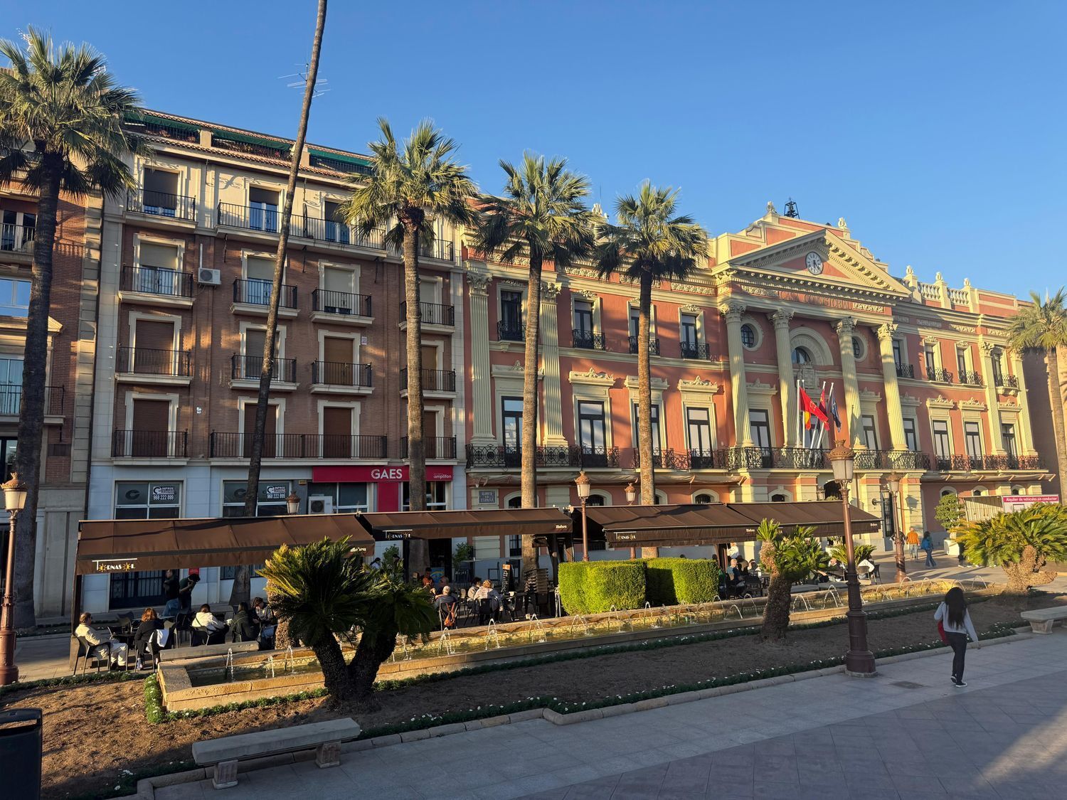 Glorieta de España (plaza del Ayuntamiento), Murcia