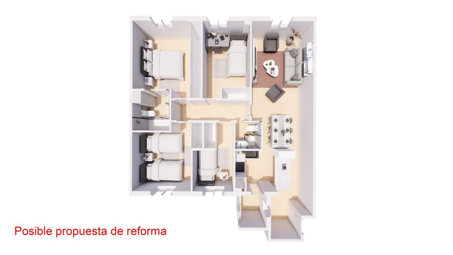 Piso en venta en calle De Los Pontones, Madrid 39/40