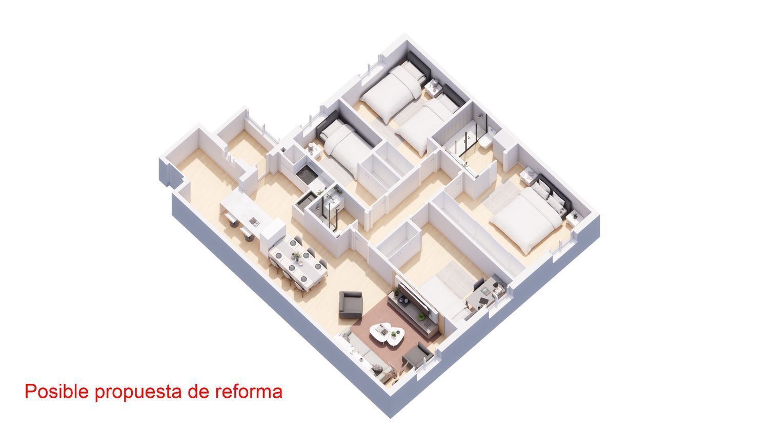 Piso en venta en calle De Los Pontones, Madrid 40/40